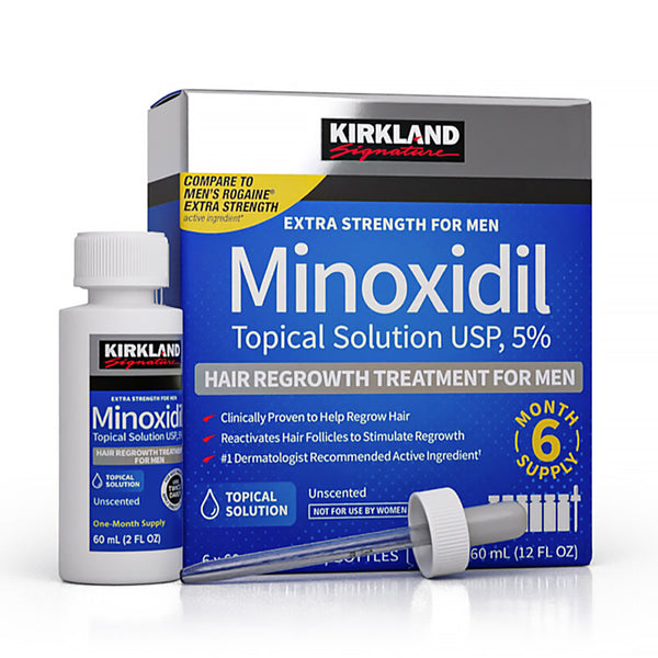 Minoxidil Drops 5% Hair Treatment for Men from Kirkland