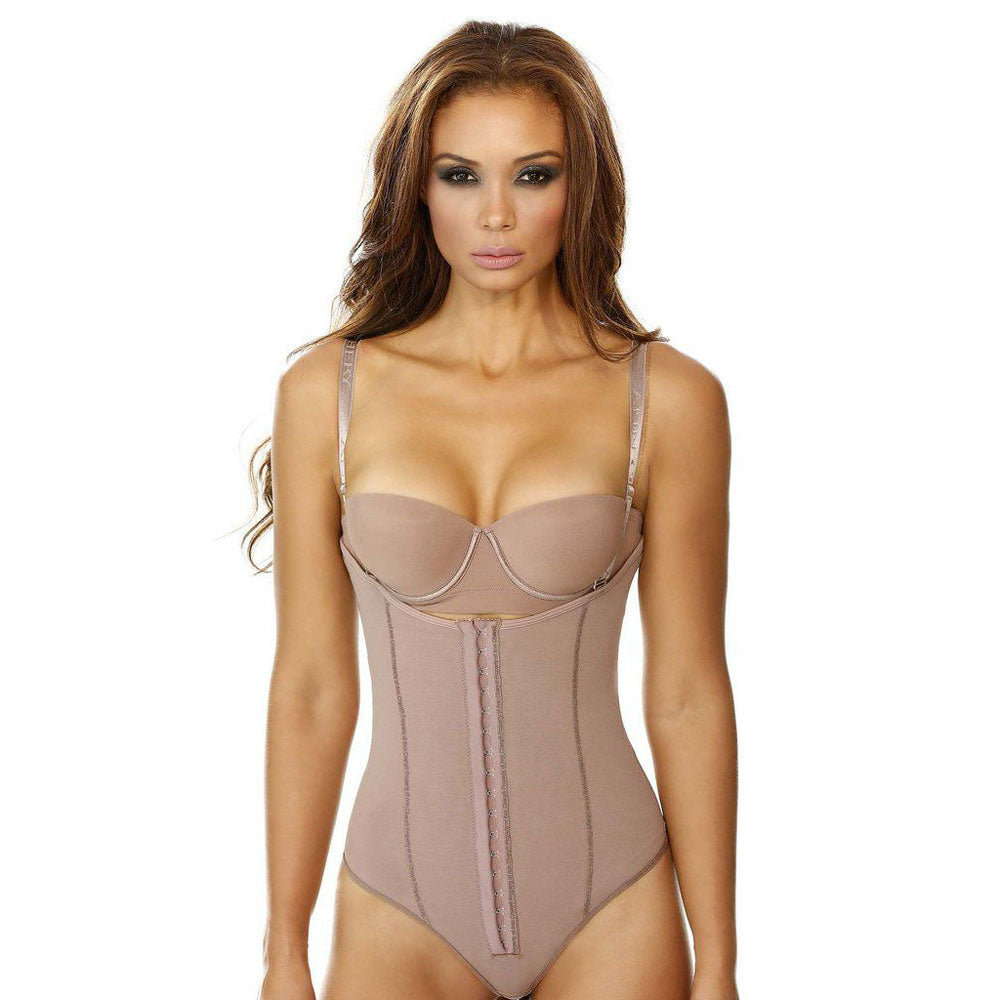 Gilet Modellante Ann Chery In Lattice – Body Shaper Con 3 Ganci – Nuovo Con Difetti Estetici - Foto 3