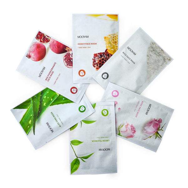 2 Sets of Moisturizing Skin Masks (12 Masks)