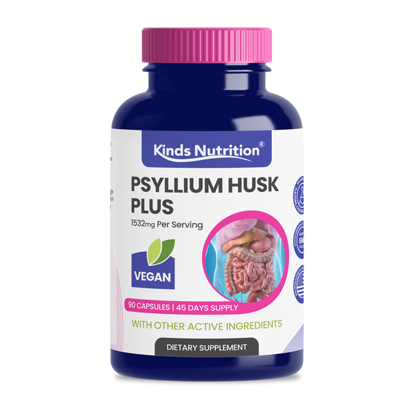 Kinds Nutrition Psyllium Husk Capsules