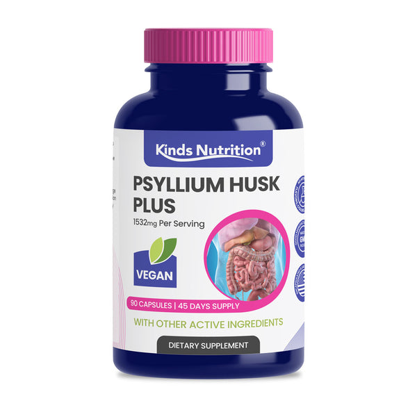 Kinds Nutrition Psyllium Husk Capsules
